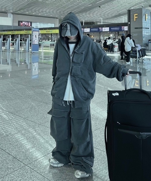 XU スウェットパンツ ジャージ 「Never mind the XU」pocket cargo