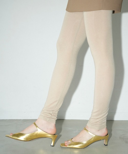 CLANE（クラネ） サンダル ミュール OPEN TOE SQUARE MULES レディース