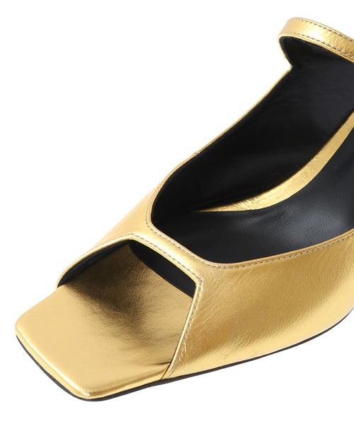 CLANE（クラネ） サンダル ミュール OPEN TOE SQUARE MULES レディース