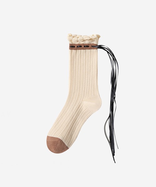 そそそ様 リクエスト 2点 まとめ商品　YM74a・YM75b Onitsuka Tiger 靴下 MIDDLE SOCKS / ミドルソックス レディース