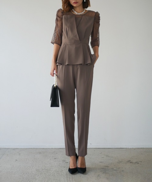 My shawty パンツドレス peplum design set up : ZOZOTOWN Yahoo!店 