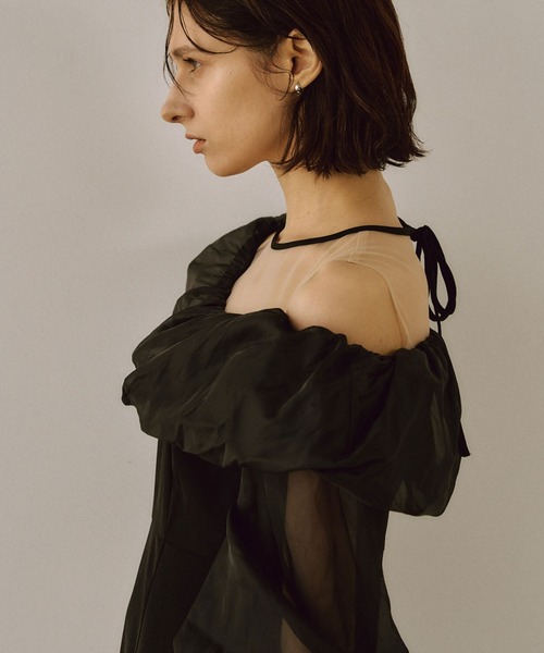 LE’RURE リルアー　オフショルダーバルーンドレス LE'RURE ドレス Off shoulder balloon dress : ZOZOTOWN Yahoo