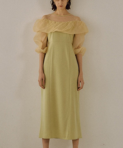 LE'RURE ドレス Off shoulder balloon dress : ZOZOTOWN Yahoo