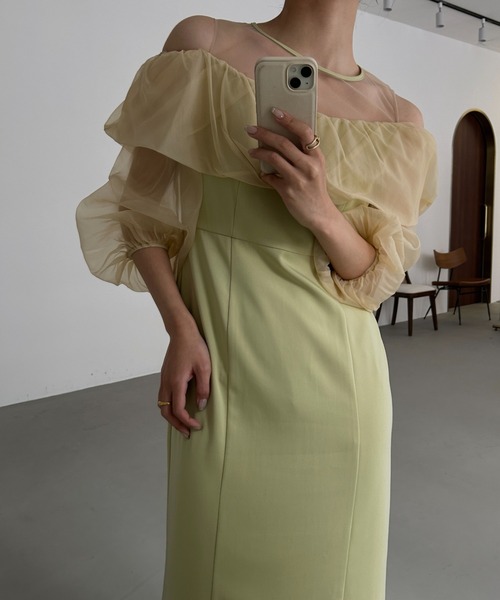 LE'RURE ドレス Off shoulder balloon dress : ZOZOTOWN Yahoo