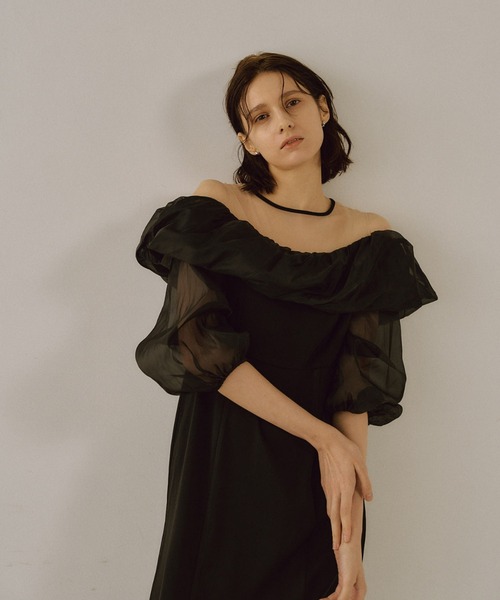 LE'RURE ドレス Off shoulder balloon dress : ZOZOTOWN Yahoo!店