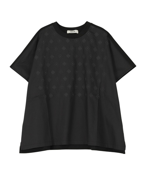 tシャツ エンブロイダリードッキング / Tシャツ / S レディース