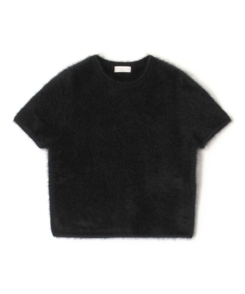 ニット セーター フラッフィーヤーン ショートスリーブプルオーバー レディース Ballsey ニット セーター フラッフィーヤーン ショートスリーブ