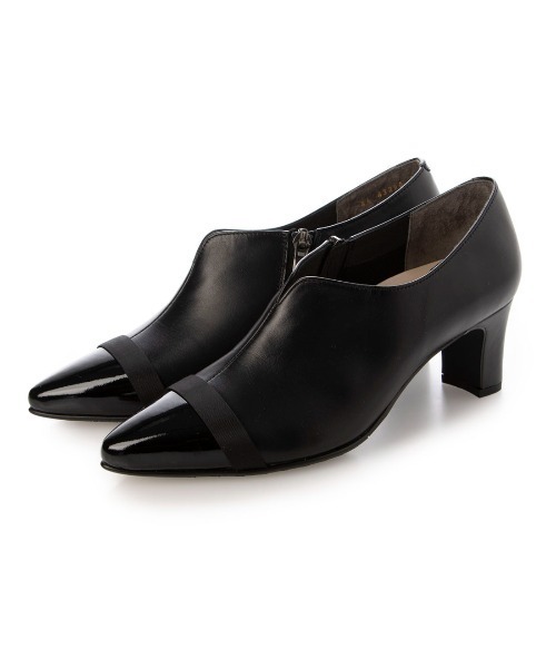 Riz raffinee（リズ ラフィーネ） ブーツ グログラン切り替え