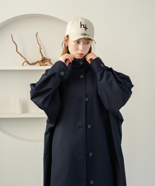 hinari」 ステンカラーコート FREE アイボリー レディース（□ヨーク 