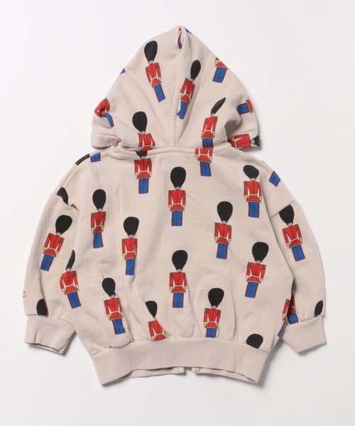 パーカー 「KIDS」Little Tin Soldiers all over zipped hoodie キッズ 子供服 男の子 女の子の画像