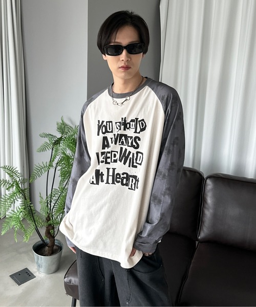 awildboarexodus タイダイ ロンＴ　ＸＬ tシャツ タイダイラグランロンT メンズ レディース : ZOZOTOWN