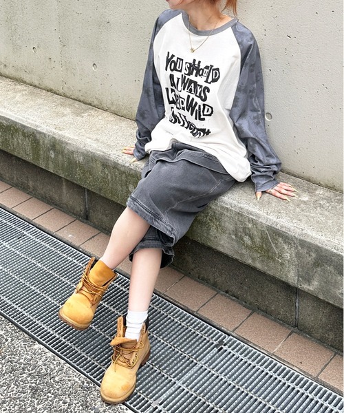 即興購入 タイダイ プリント ロンT golt4617-1.jpg
