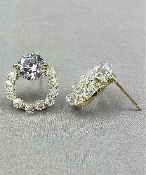 nicott（ニコット） ピアス NC:Crystal peccle Earring クリスタル