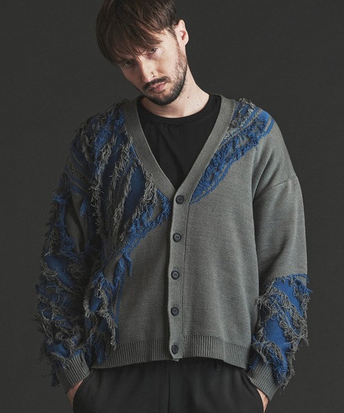 NO ID.（ノーアイディー） カーディガン 「NO ID.」Reversible JQ Knit