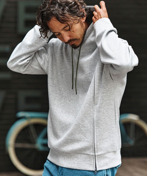 felkodパーカー 50%OFF【felkod(フィルコッド)】Cardboard Knit Print Parka