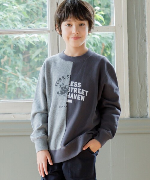 J.PRESS（J.プレス） トレーナー 「140-170cm」パッチワーク ブル