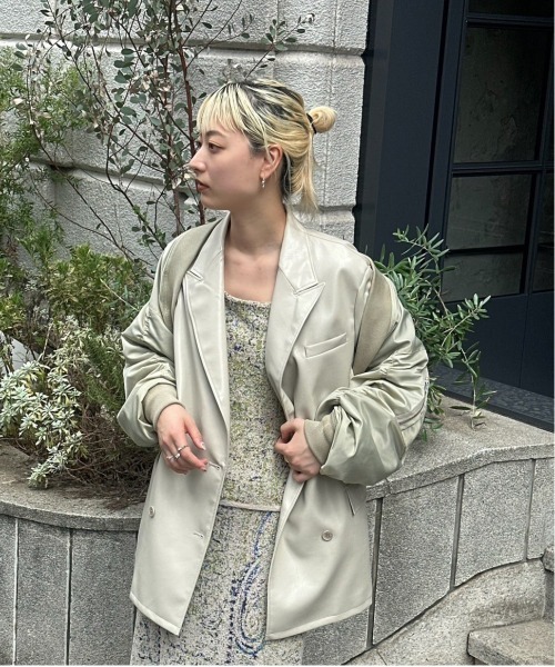 Ameri（アメリ） ma1 ma-1 REVERSIBLE BOLERO MA-1 レディース