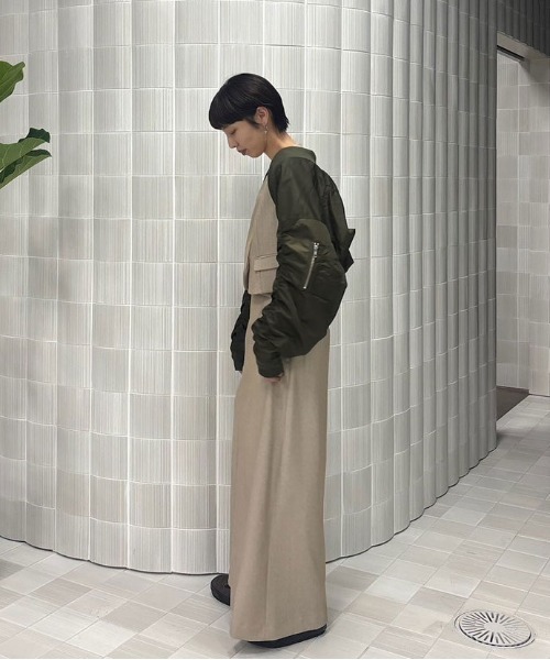 Ameri（アメリ） ma1 ma-1 REVERSIBLE BOLERO MA-1 レディース