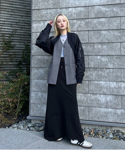 Ameri（アメリ） ma1 ma-1 REVERSIBLE BOLERO MA-1 レディース