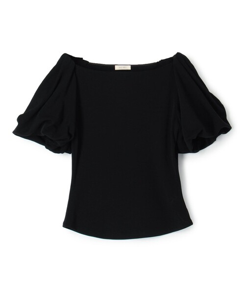 tシャツ ウールクリアスムース バルーンパフスリーブプルオーバー レディース