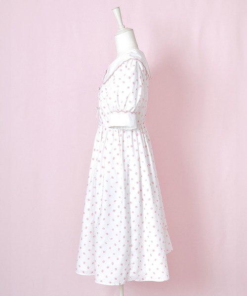 Lolime by mellfy memory ワンピース 半袖 Juicy Pop Strawberries