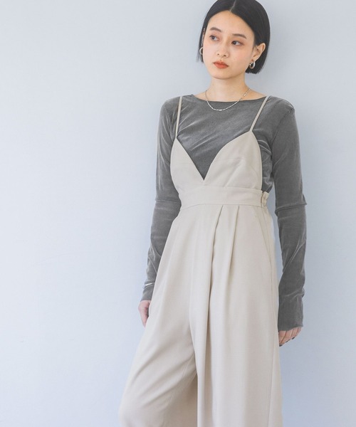 apart by lowrys LNTサージコクーンサロペット A part by サロペット オーバーオール 「セットアップ対応」LNT