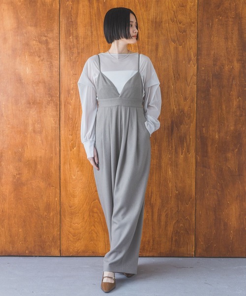 apart by lowrys LNTサージコクーンサロペット A part by サロペット オーバーオール 「セットアップ対応」LNT