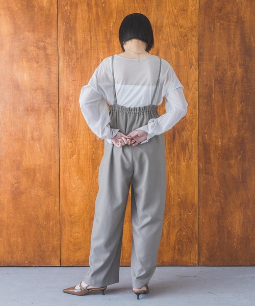 apart by lowrys LNTサージコクーンサロペット A part by サロペット オーバーオール 「セットアップ対応」LNT
