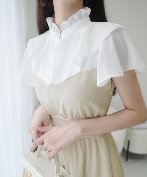 mily bilet パーティードレス ワンピース 夏 半袖 「mily bilet」1枚で