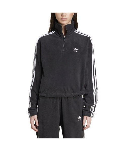 トレーナー スウェット adidas Originals POLAR FLEECE HALF ZIP LOOSE（アディダス オリジナルス ポーラーフ
