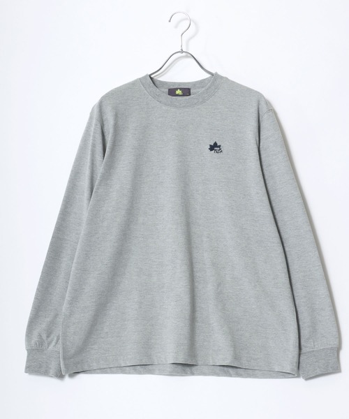 8LOOM ロゴワンポイントロング Tシャツ グレー フリーサイズ 8LOOM ロゴワンポイントロング Tシャツ グレー フリーサイズ