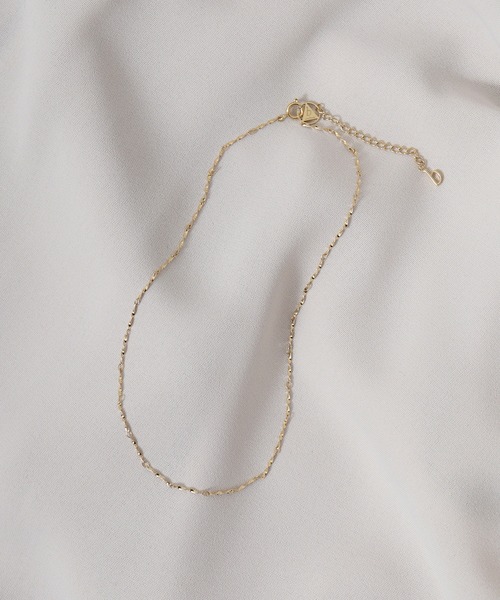 ネックレス blancotokyo 日本製 金属アレルギー対策 サージカルステンレス 316L スクリュー チェーン ネックレス 男女兼用