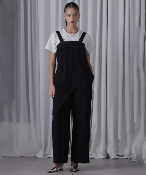 美品　今期　le pivot 　コンビネゾン　オールインワン　ブラック◆8096 ROSE BUD（ローズバッド） オールインワン ベアコンビネゾン