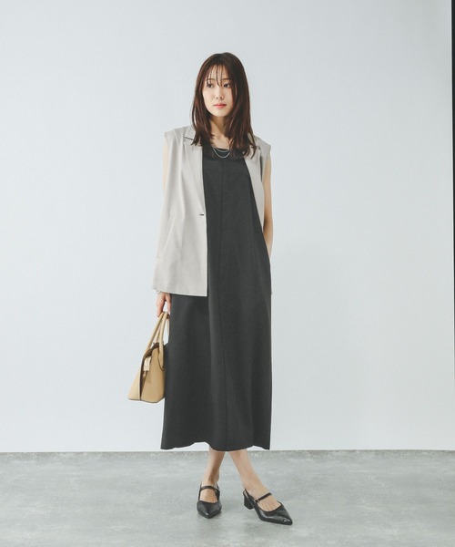 GLOBAL WORK ＊ジレ＊キャミワンピース GLOBAL WORK｜ジレ*キャミワンピースSET/452043 | Rakuten