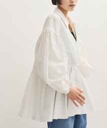 ブラウス シャツ 「サステナブル」ペプラムブラウス レディース｜ZOZOTOWN Yahoo!店
