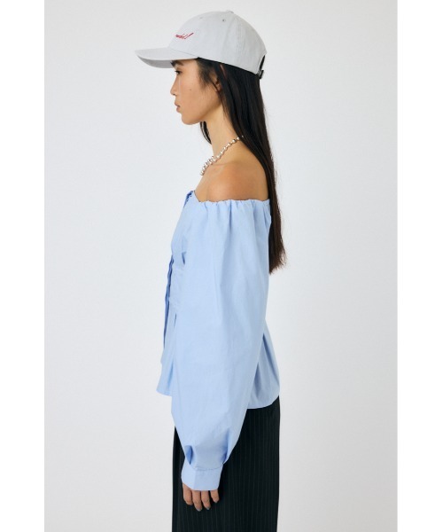 moussy ブラウス MOUSSY ブラウス シャツ PUFF SLEEVE CORSET FIT レディース