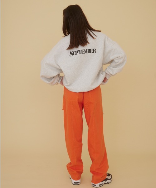 [September] тренировочный cut and sewn SMALL черный женский 