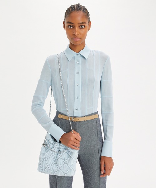 TORY BURCH ショルダーバッグ バッグ フレミング ソフトデニム