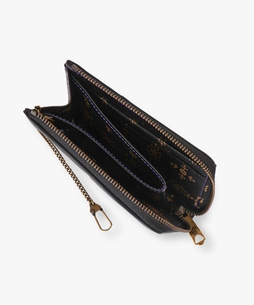 極美品 ANNA SUI マルチケース 財布 ハニカム ラウンドジップ