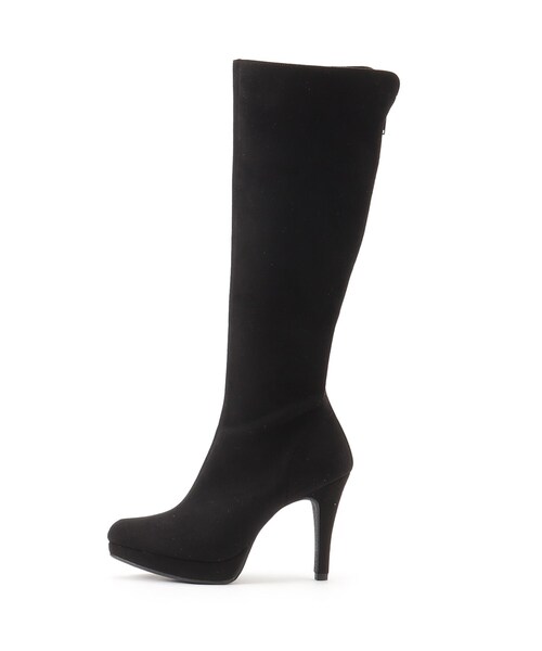 「ESPERANZA」 ロングブーツ M ブラック レディース_画像4