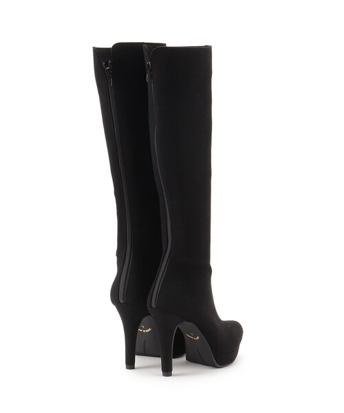 「ESPERANZA」 ロングブーツ M ブラック レディース_画像6