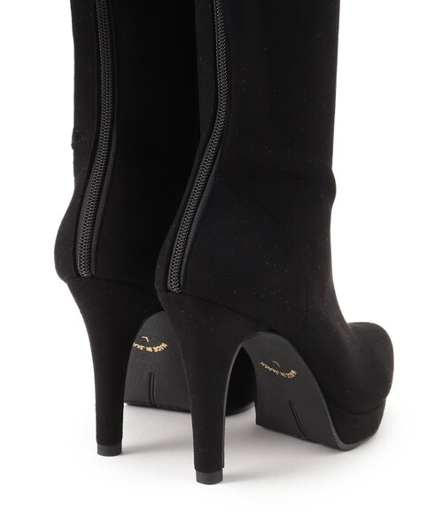 「ESPERANZA」 ロングブーツ M ブラック レディース_画像9