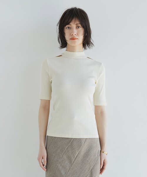 トップス uni UNITED TOKYO tシャツ 「2way」ソフトタッチハーフスリーブ