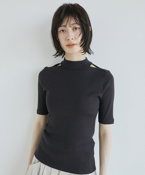 トップス uni UNITED TOKYO tシャツ 「2way」ソフトタッチハーフスリーブ