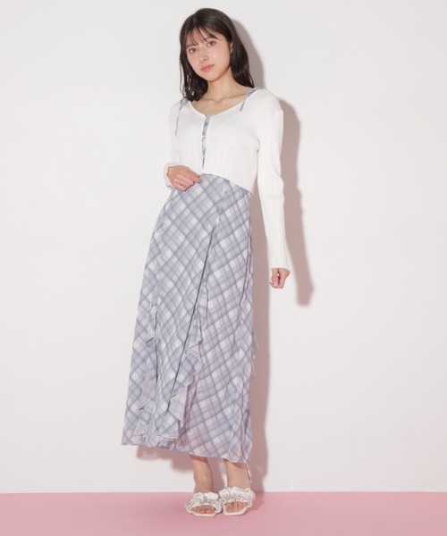 Mystrada ラッフルキャミワンピース ラッフルキャミワンピース Mystrada