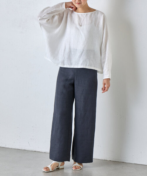BEARDSLEY パンツ 「15 quinze」リネンパンツ レディース