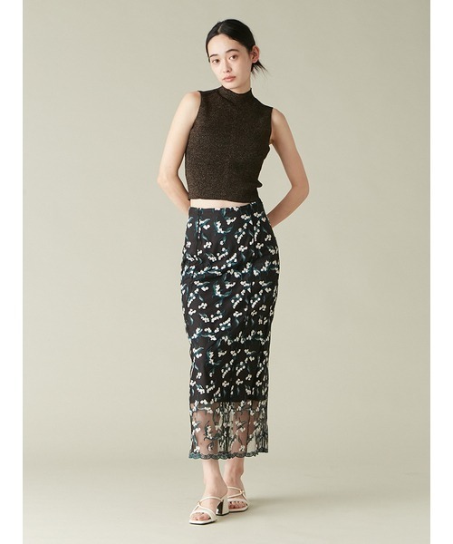 LILY BROWN Lilybellエンブロイダリースカート LILY BROWN スカート Lilybellエンブロイダリースカート