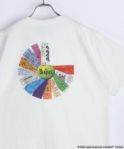 The Beatles tシャツ The Beatles / ビートルズ プリント 半袖Tシャツ