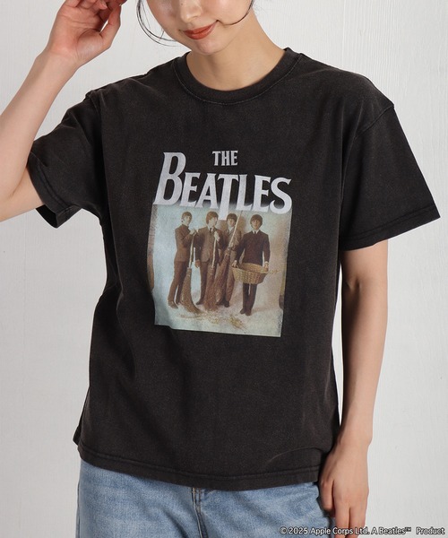 The Beatles tシャツ The Beatles / ビートルズ プリント 半袖Tシャツ