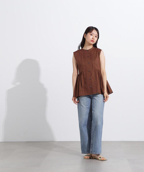 N.Natural Beauty Basic ブラウス シャツ ピンタック